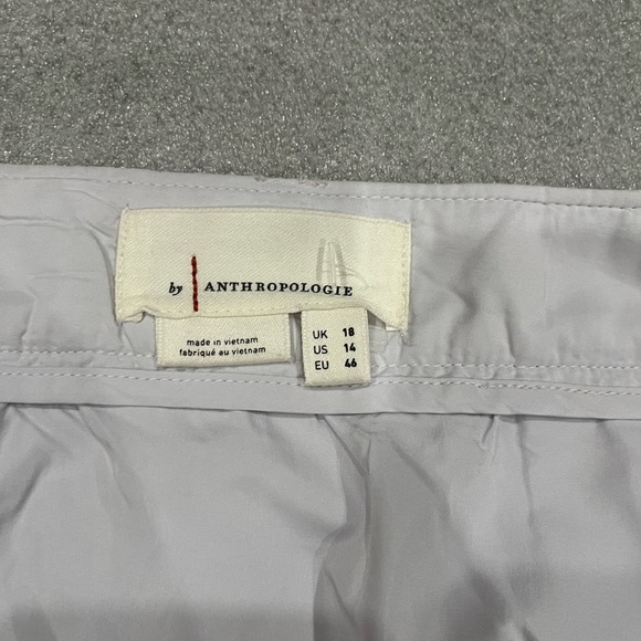 [US14] By Anthropologie The Avery Pleated Maxi White Skirt Sequin Edition NWOT - Picture 9 of 11